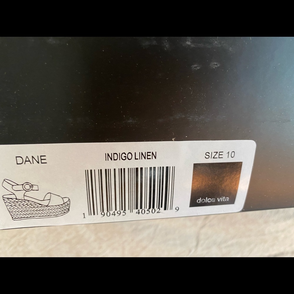 NIB Dolce Vita Dane Espadrille Wedge Sandal - Picture 13 of 16